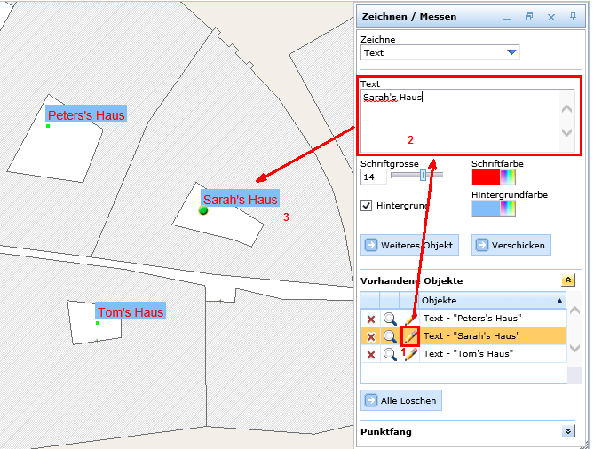 Eingabe eines Textes im WebOffice html client Eingabe eines Textes im WebOffice html client