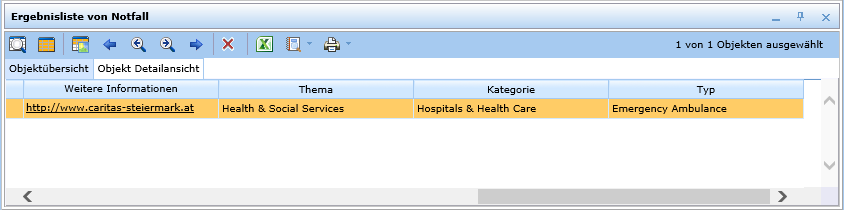 Integration einer externen Anwendung dargestellt als Hyperlink im WebOffice html Client