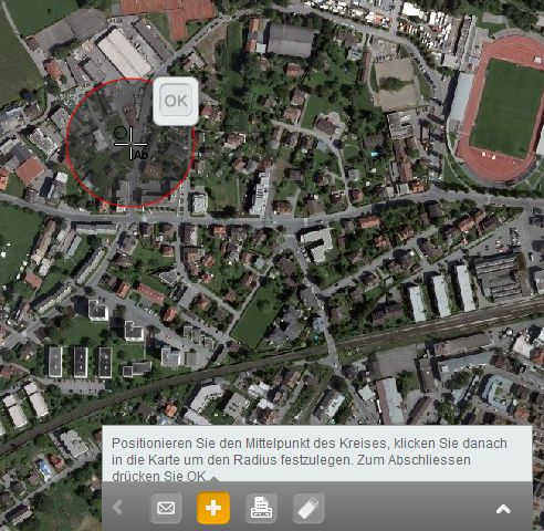 Setzen eines Kreises im mobile Client Setzen eines Kreises im mobile Client