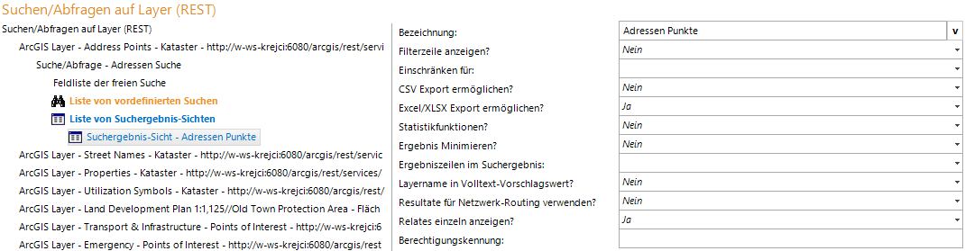 Konfiguration Suchergebnis-Sichten Konfiguration Suchergebnis-Sichten