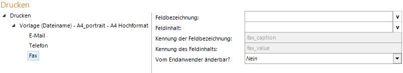 Konfiguration Fax Konfiguration Fax