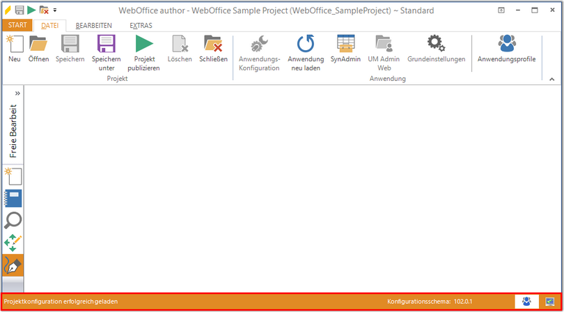 WebOffice author Status Information WebOffice author Status Information