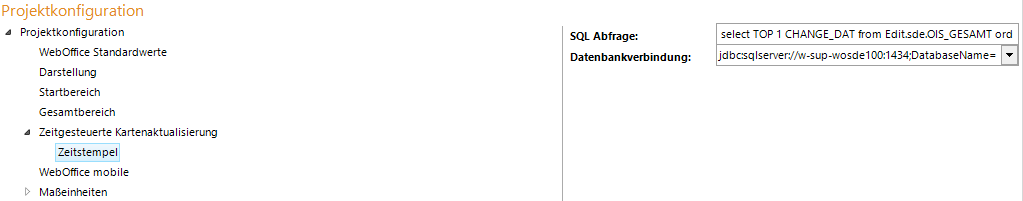 Konfiguration eines Zeitstempels Konfiguration eines Zeitstempels