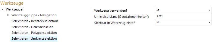 Konfiguration Selektieren-Umreisselektion Konfiguration Selektieren-Umreisselektion