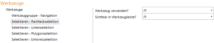Konfiguration Selektieren-Rechteckselektion Konfiguration Selektieren-Rechteckselektion