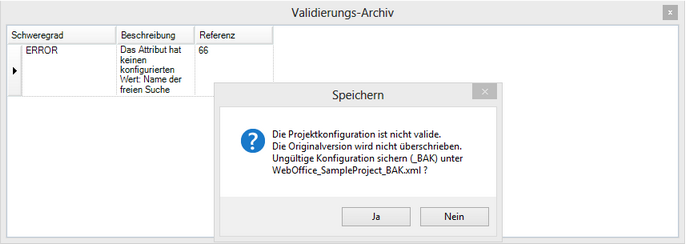 Validierungs-Archiv Validierungs-Archiv