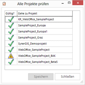 Ungültige WebOffice 10.3 SP2 Projektkonfiguration Ungültige WebOffice 10.3 SP2 Projektkonfiguration
