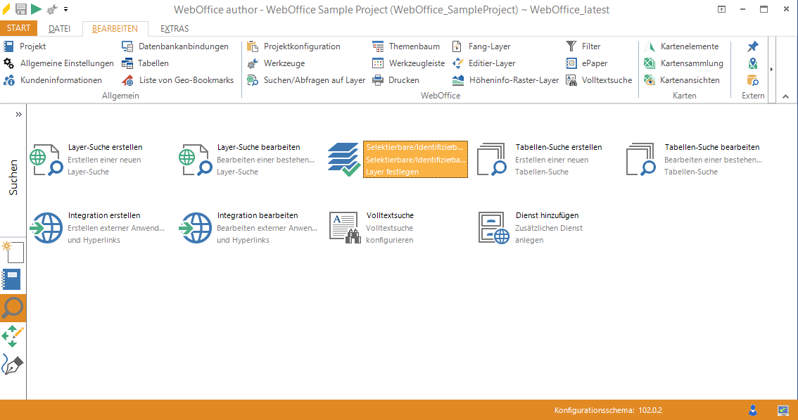 Starten des Assistenten "Selektierbare/Identifizierbare Layer erstellen" Starten des Assistenten "Selektierbare/Identifizierbare Layer erstellen"