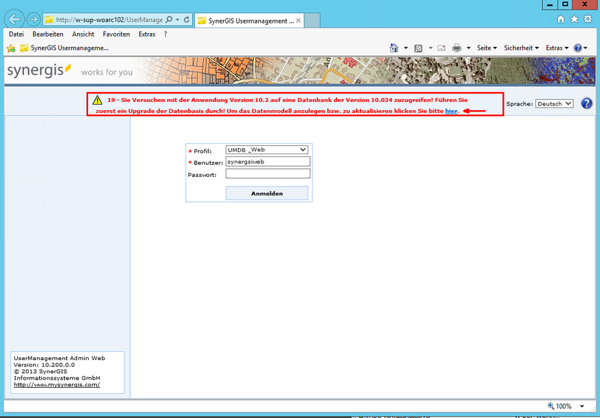 UserManagementAdminWeb erkennt, wenn kein Datenmodell vorhanden ist oder es nicht mehr aktuell ist UserManagementAdminWeb erkennt, wenn kein Datenmodell vorhanden ist oder es nicht mehr aktuell ist
