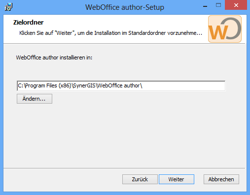 Installation WebOffice author Installation WebOffice author