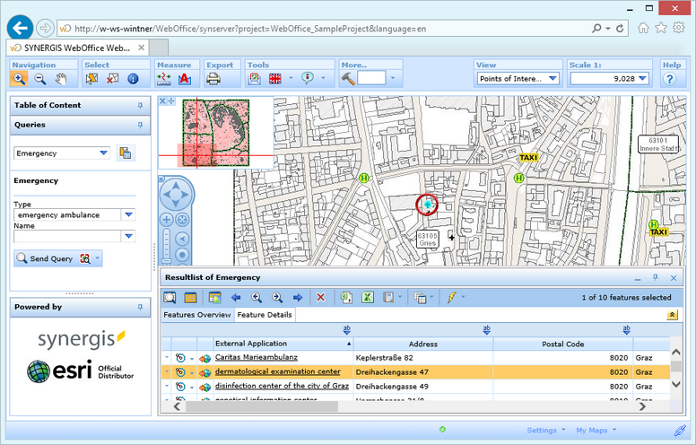 Dynamic selection display