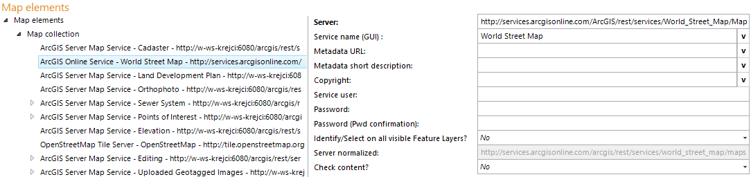 ArcGIS Online service configuration ArcGIS Online service configuration