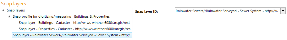 Snap layer configuration