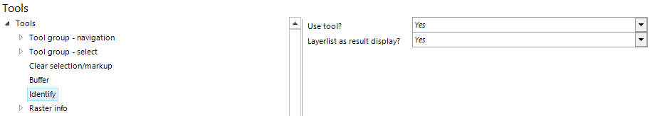 Identify tool configuration