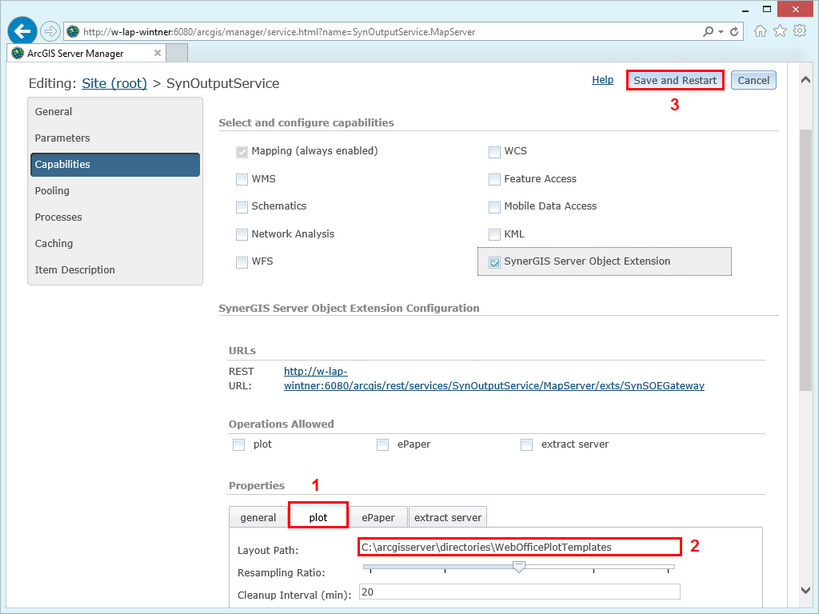 Configure the path to WebOffice plot templates