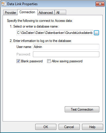 Data Link Properties