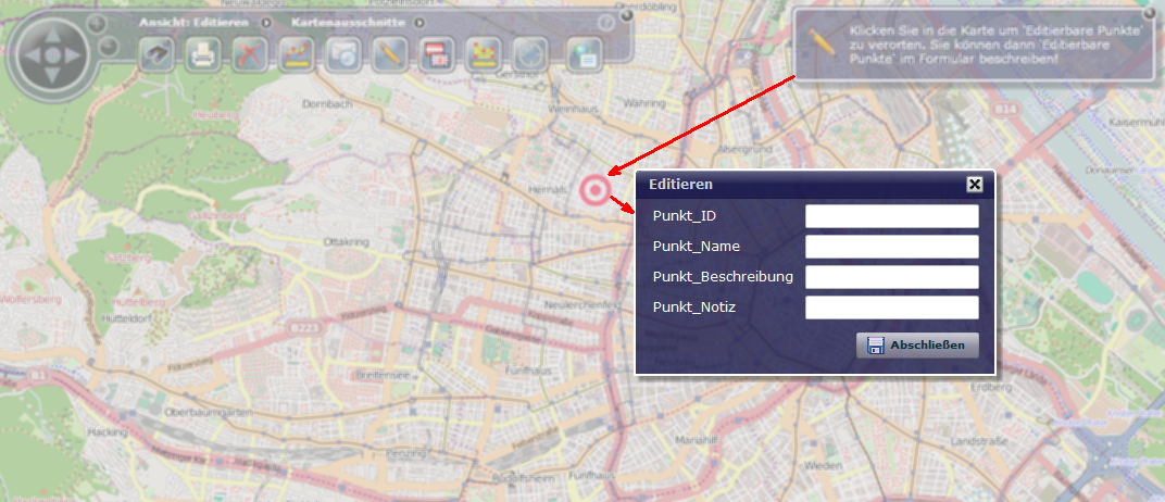 Erstellen eines neuen Punktes im flex Client Erstellen eines neuen Punktes im flex Client