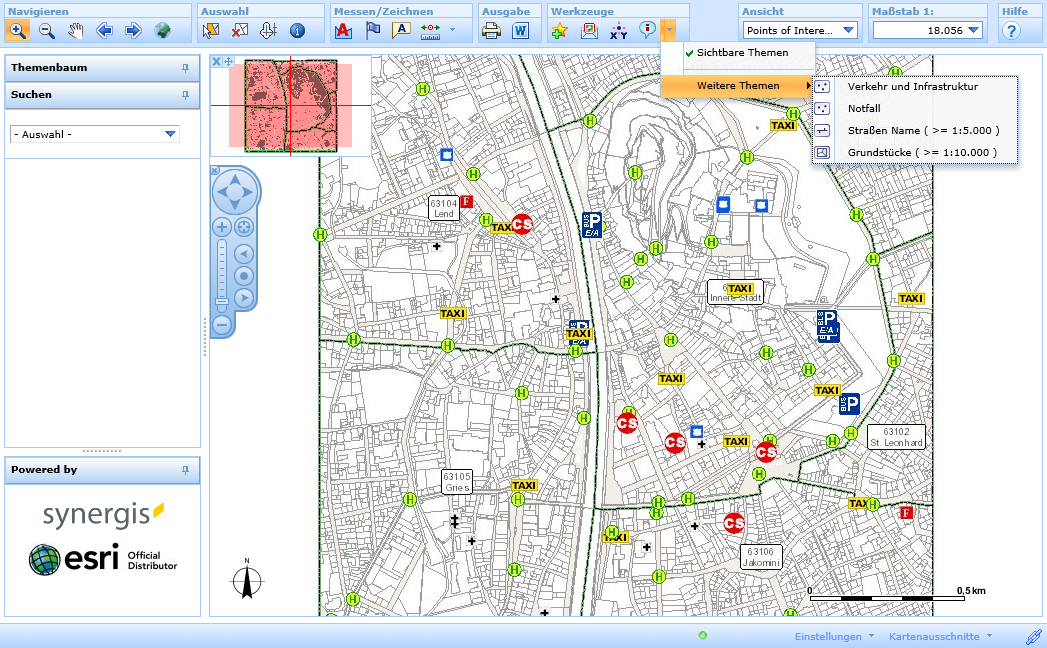 Maptip-Auswahl zwischen allen sichtbaren oder einzelnen Layern Maptip-Auswahl zwischen allen sichtbaren oder einzelnen Layern