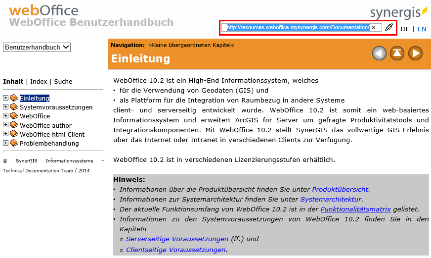 Link zu einem Kapitel