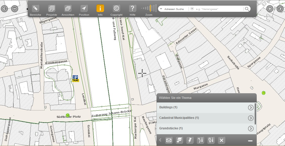 Identifizieren Mittels Fadenkreuz im mobile Client