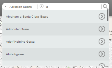 Vorschläge auf Basis der Eingabe