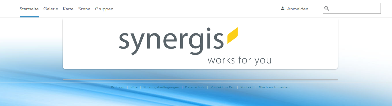 Öffnen der Portal-Organisationsseite Öffnen der Portal-Organisationsseite