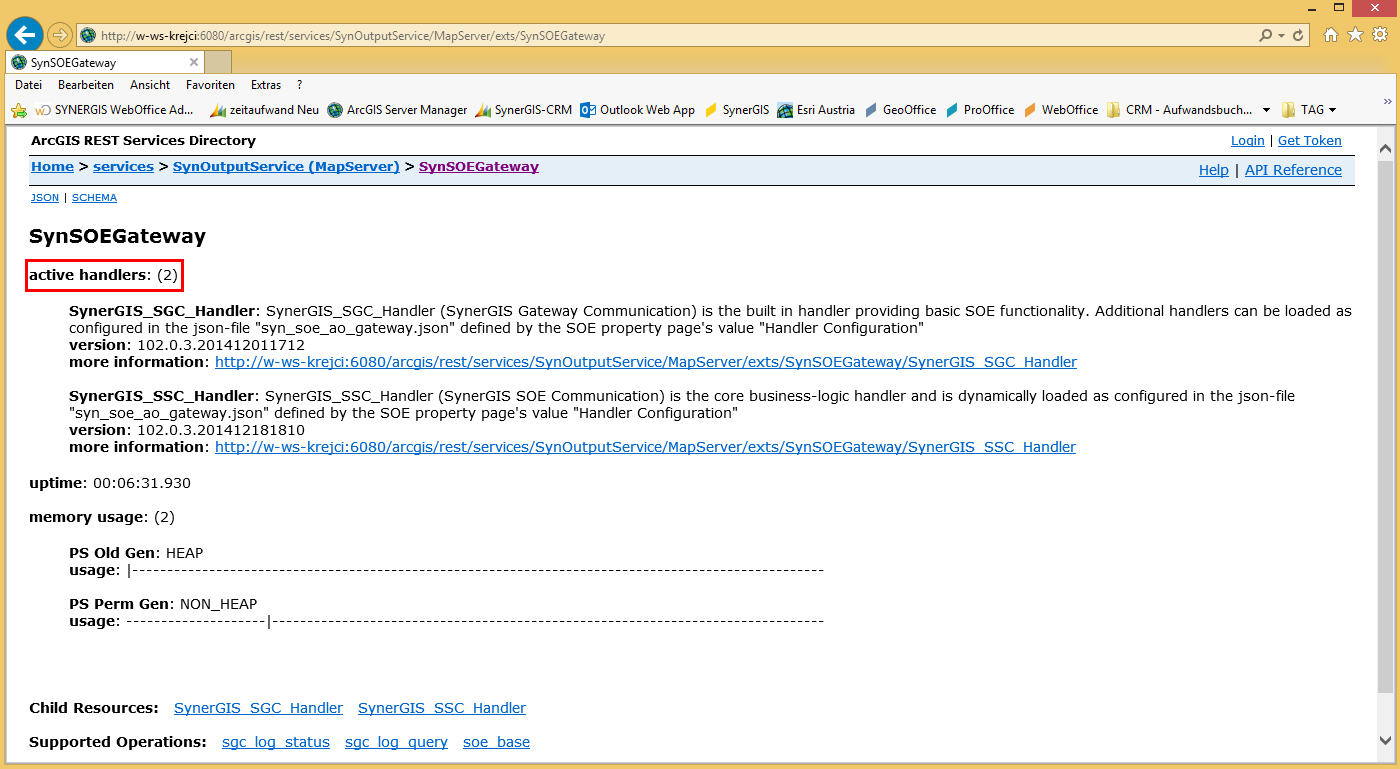 ArcGIS REST Service Verzeichnis