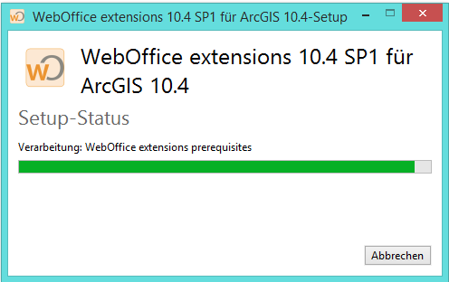 WebOffice extensions 10.4 Installationssetup