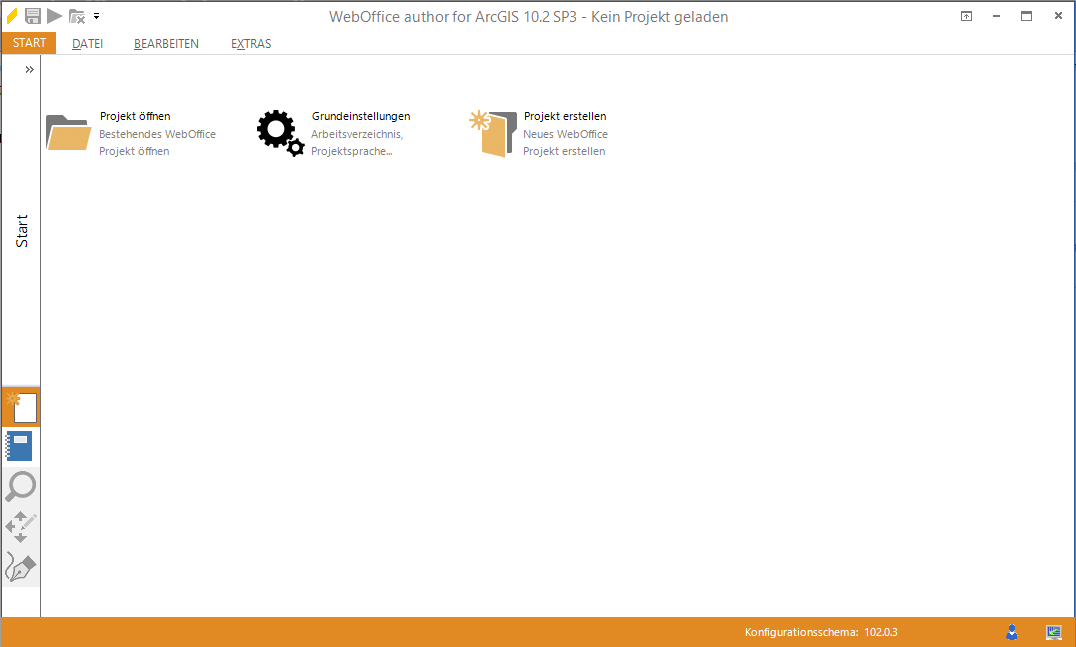 WebOffice author - Startansicht WebOffice author - Startansicht
