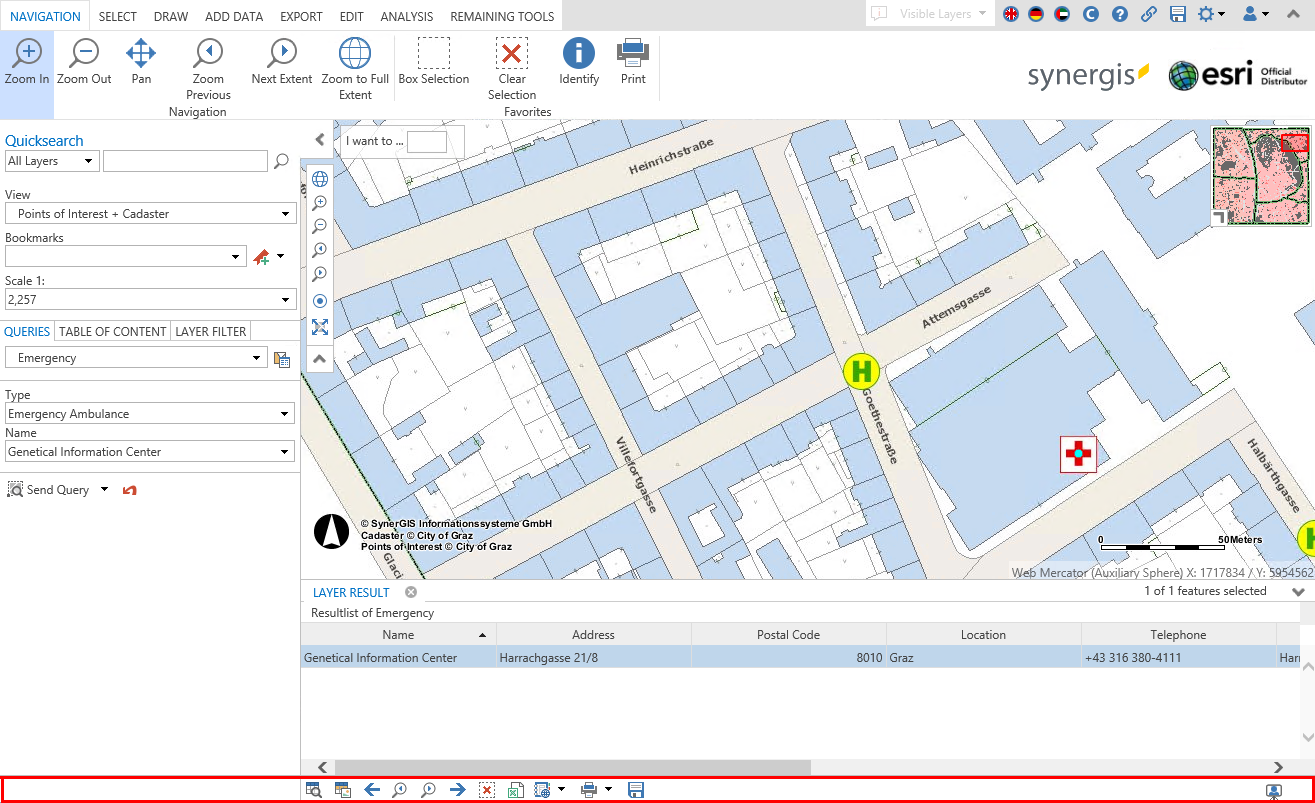 Position of statusbar in the core client