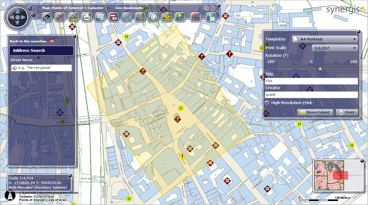 Rotated print in the WebOffice flex client