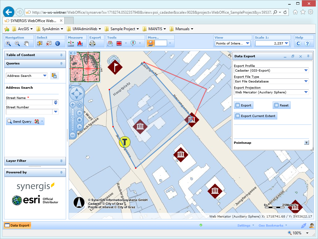 WebOffice extract server tool in the WebOffice html client