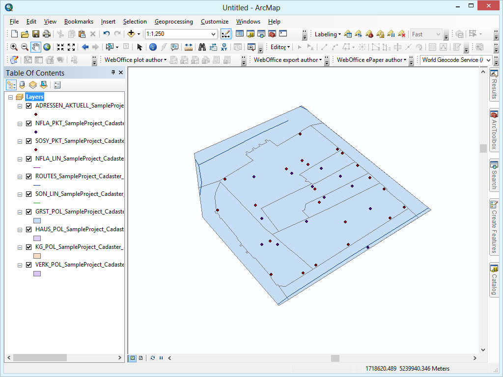 Data extracted into WGS 1984 coordinate system