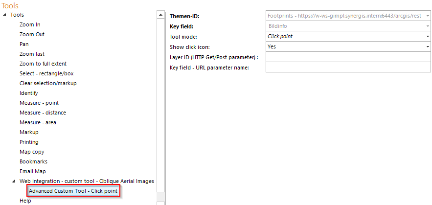 Configuring an Advanced Custom Tool for the presentation of oblique aerial images Configuring an Advanced Custom Tool for the presentation of oblique aerial images