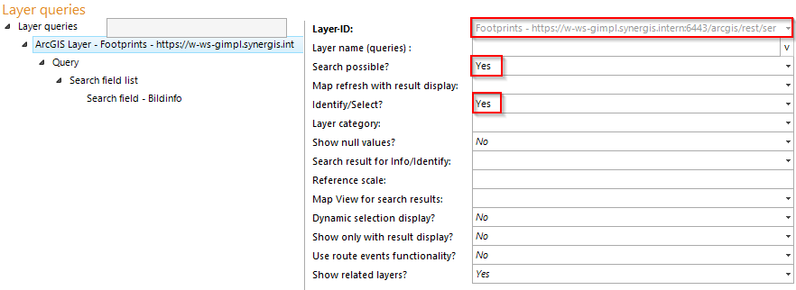 Configuring a query for the usage of the oblique aerial images custom tool (1) Configuring a query for the usage of the oblique aerial images custom tool (1)