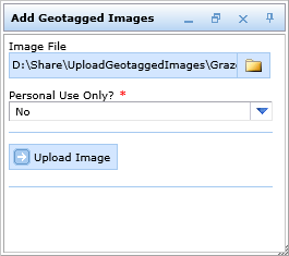 Add geotagged images tool form in the WebOffice html client Add geotagged images tool form in the WebOffice html client