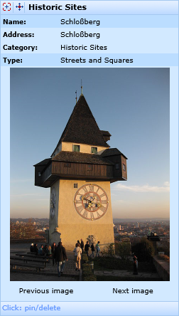 Switch between multiple MapTip images in the WebOffice html client