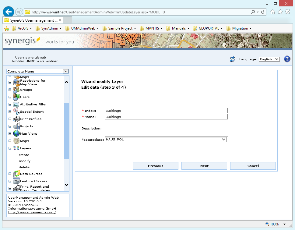 Modify a layer - step 3