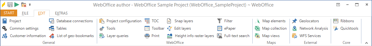 WebOffice author edit menu WebOffice author edit menu