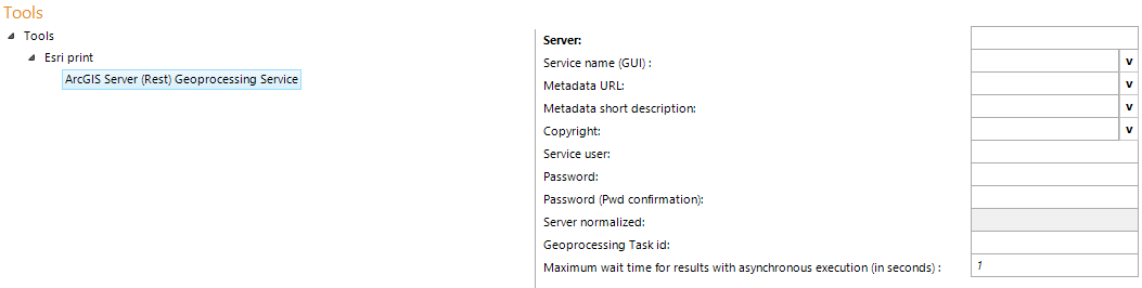 ArcGIS Server Geoprocessing Service configuration