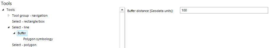 Select - Line buffer configuration Select - Line buffer configuration