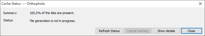 100% of tiles are present 100% of tiles are present