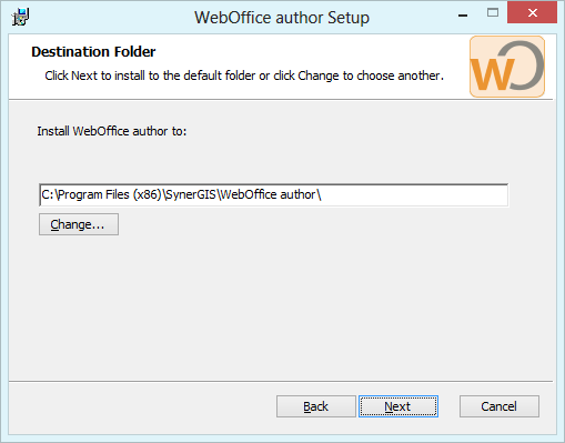Installing WebOffice author