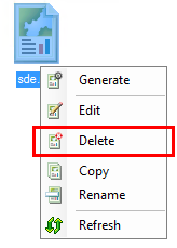 &nbsp;ePaper template Context menu – Delete