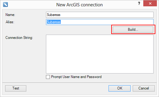 New ArcGIS connection