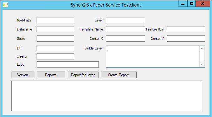 SynerGIS ePaper Service Testclient