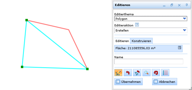 Manuelles Erstellen eines Polygons