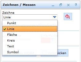 Auswahl Zeichentyp Auswahl Zeichentyp