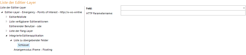 Konfiguration - Schlüssel