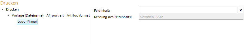 Konfiguration Logo (Firma)